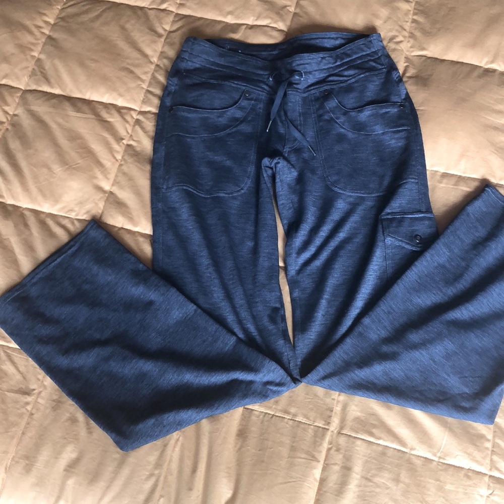 Kuhn Mova Pants, Size 2, 32” inseam, Blue Depths Heather (like denim blue)